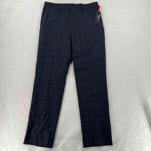 NWT Tommy Hilfiger Pants The FLEX Mens Navy Blue Checked Size 34W x 32L
